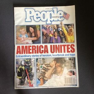People Weekly Magazine October 1, 2001 9-11 AMERICA UNITES Extraordinary Stories